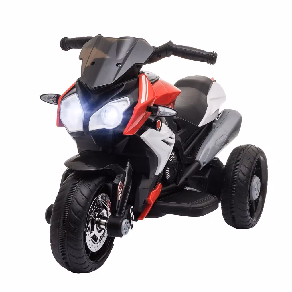 Moto Elettrica per Bambini Minimal Rossa con Luci e Musica L/P/H: 86 x 42 x 52 cm – 2
