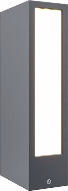 Lampada da terra moderna Maytoni per esterno in metallo grigio con luce LED da 6W IP65