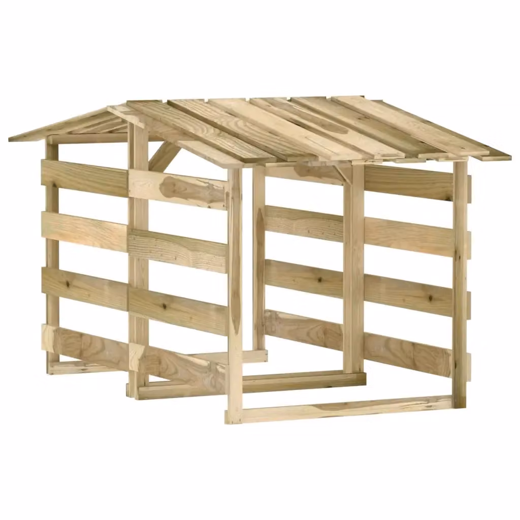 Set di 2 Pergole con Tetto a Capanna Videx in Legno, Colore Verde e Beige, L/P/H: 100 x 90 x 100 cm