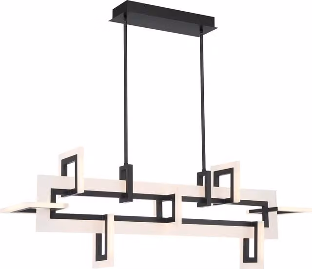 Lampada a sospensione LED Inizio Quintiesse nera, dimmerabile e con altezza regolabile