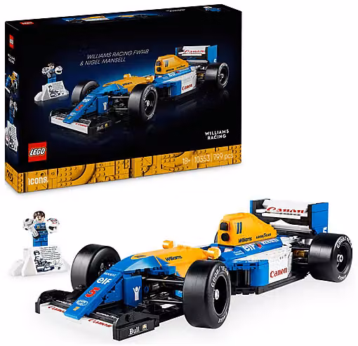LEGO Icons Williams Racing FW14B e Nigel Mansell 10353 Blu