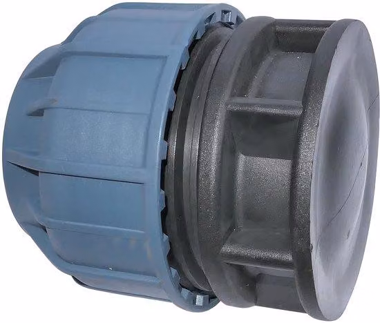 Valvola compressore compatta - Maniglia ergonomica - Tubo di diametro 40 mm - Sistema di trattamento dell'acqua - Valvola a saracinesca - Per tubazioni