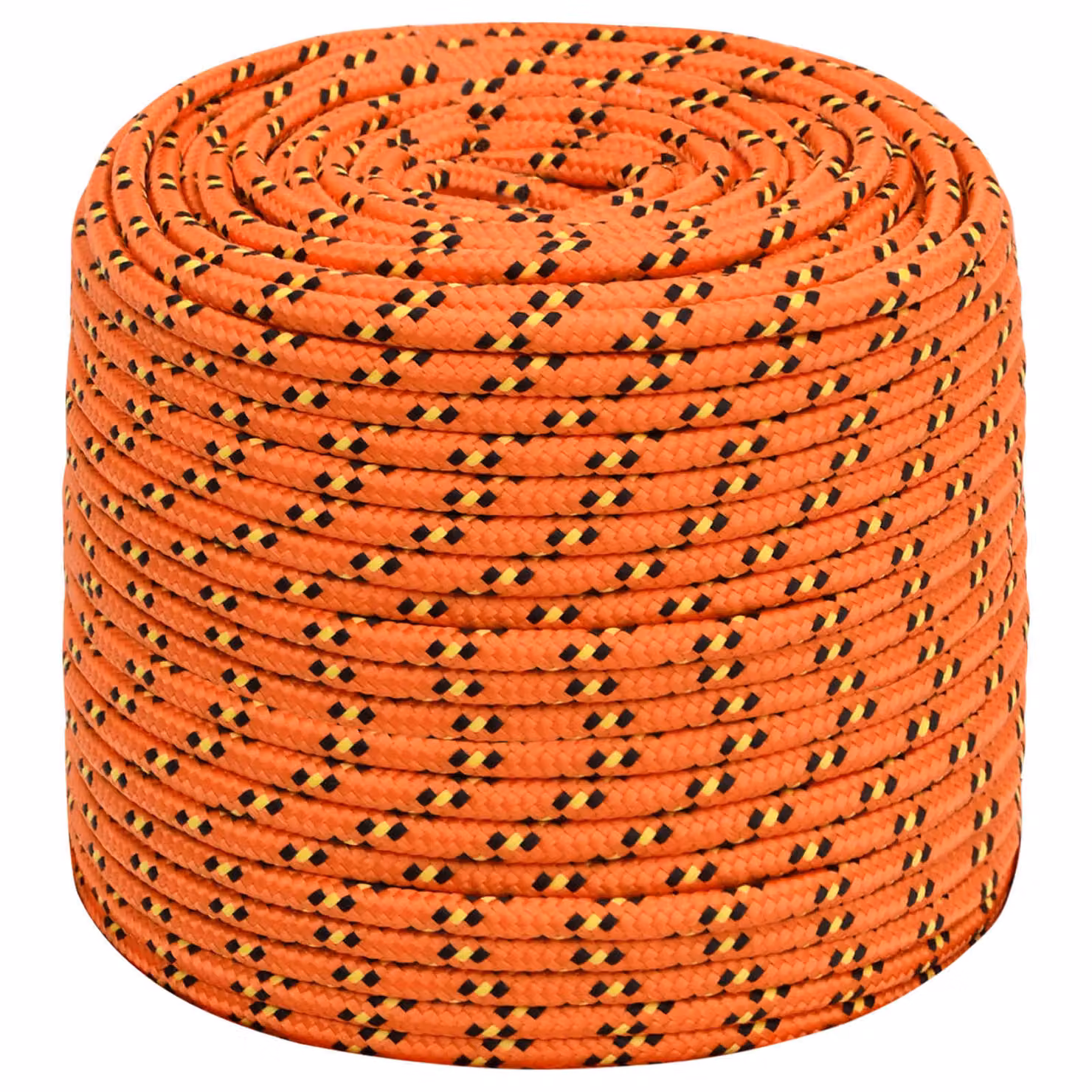 Corda multiuso vidaXL in plastica arancione, diametro 8 mm, lunghezza 50 m