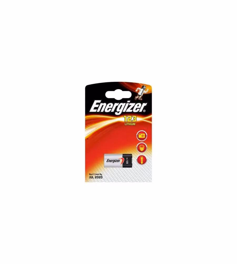 Batteria al litio Energizer CR123 3V per fotografia, 1 pezzo – 2