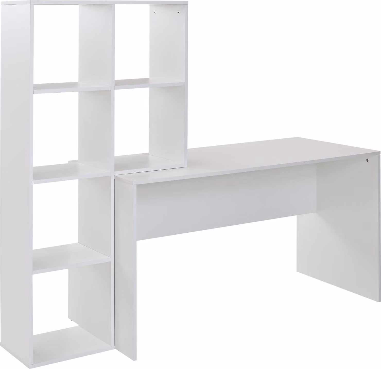 Scrivania con ripiano bianco 170x59x143,5 cm scrivania moderna per ufficio | Wohnling