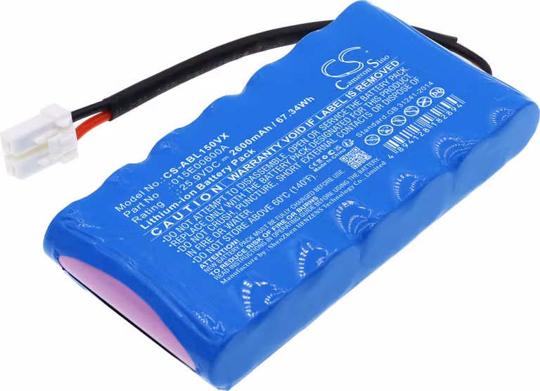 TECHTEK Batteria compatibile con [Ambrogio] AM015D0FAZ, L15, L15 deluxe, L20 b, L20 deluxe, L20 Twenty, L20e Lite, per [Wiper] i100S, i130S, i70, Pre