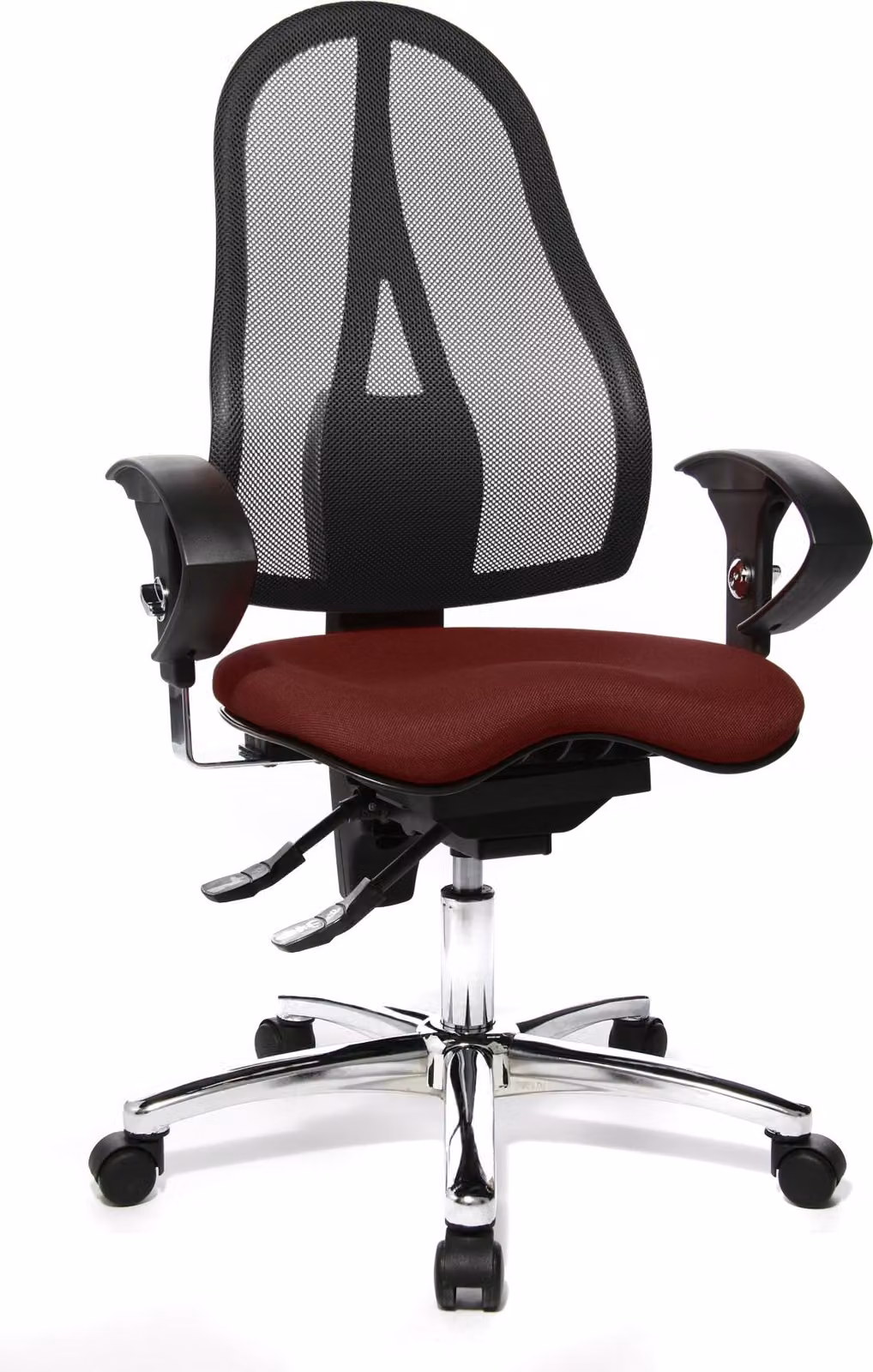 Sedia girevole da ufficio Topstar "Sitness 15", bordeaux