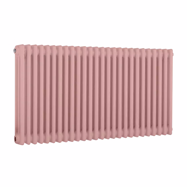 Radiatore Orizzontale a Colonne (3 Colonne) 600mm x 1190mm - Rosa (Camellia Rosa) - Regent