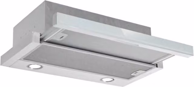 Cappa sottopensile Tecnowind Slim90 grigia con frontalino in acciaio inox estraibile classe D – 1