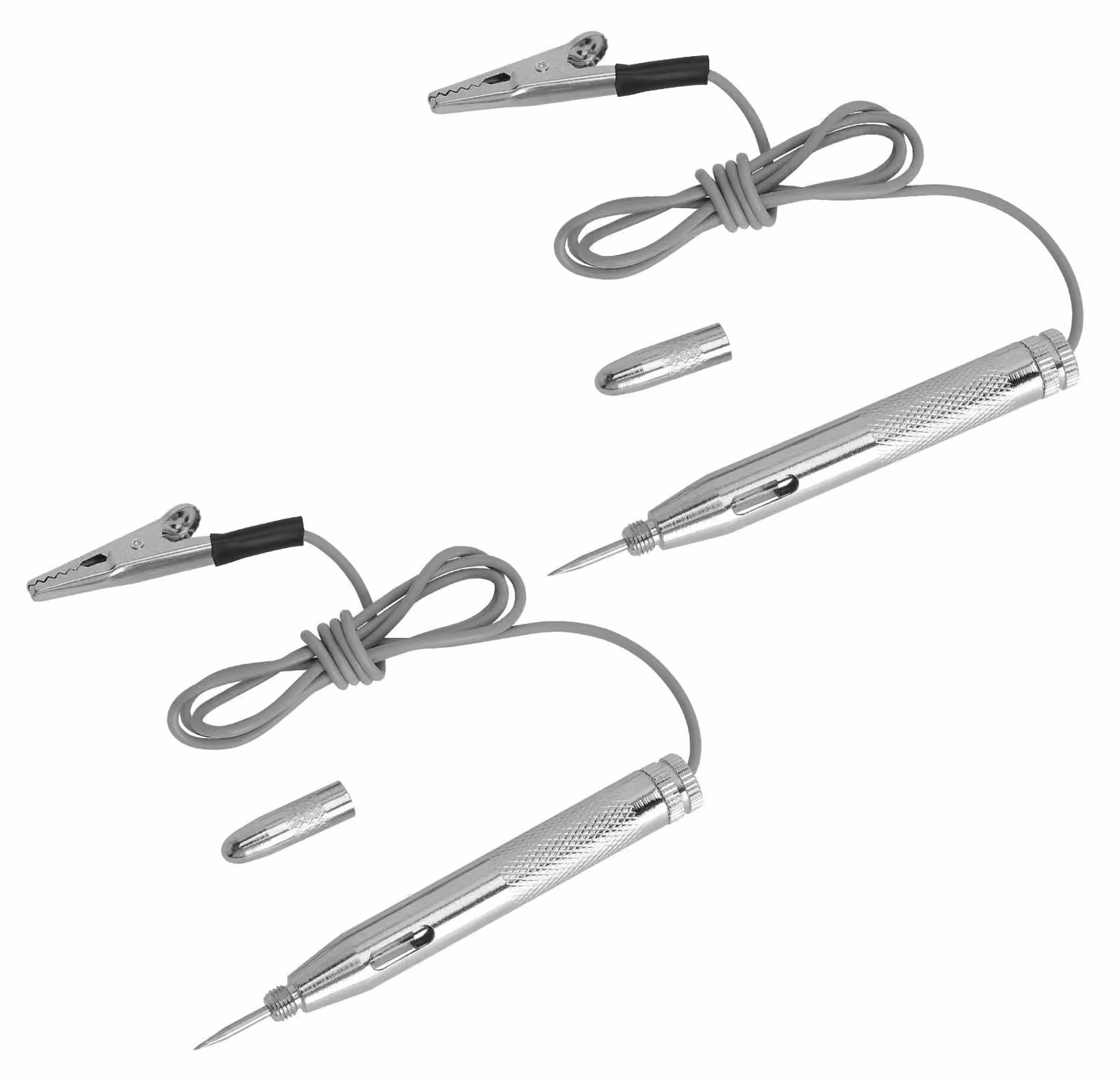 Tester per la verifica della tensione, tester per auto, 2 pezzi, compatibile con 6V/12V/24V