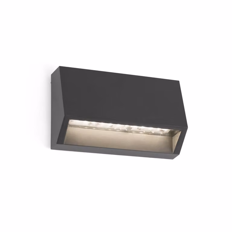 Luce di superficie a LED MUST-1 3000K IP65 grigio scuro
