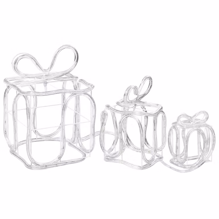 Scatole regalo per decorazioni natalizie con 180 LED per interni ed esterni