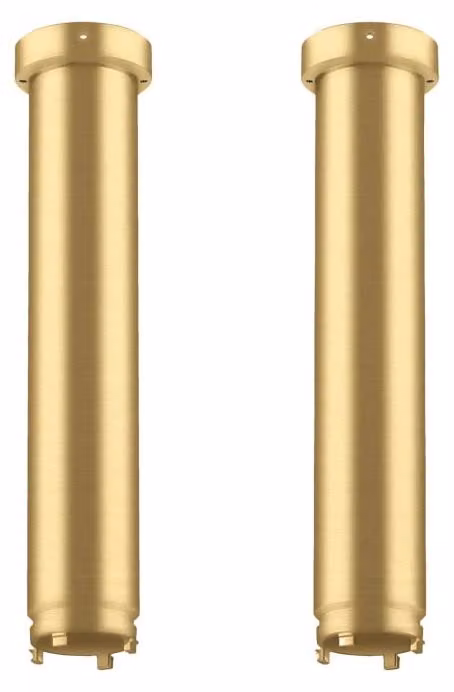 Set di prolunga hansgrohe Axor da 230 mm, finitura oro spazzolato