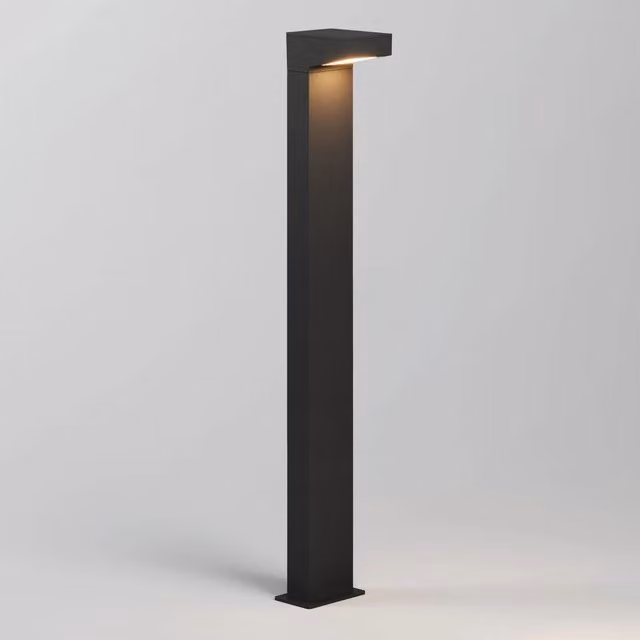 Forward Paletto Luminoso LED 90 cm Asimmetrico 13W 3000K Nero: Soluzione d'illuminazione per esterni dal design minimale e alta efficienza energetica