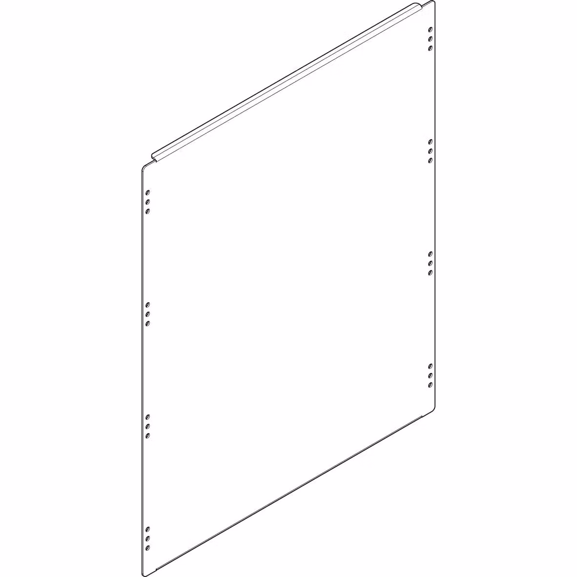 Piastra di montaggio ABN 450x550 mm 2FB/4RE per il montaggio tra i profili portanti FM24N