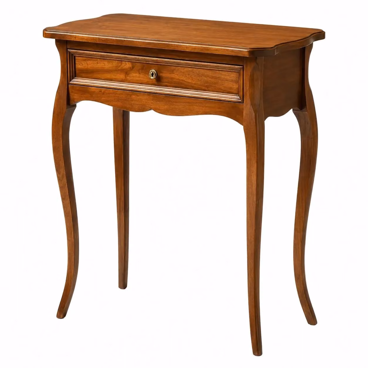 Consolle in legno stile arte povera con 1 cassetto marrone Mobili 2G L: 62 cm, P: 31 cm, H: 70 cm – 1
