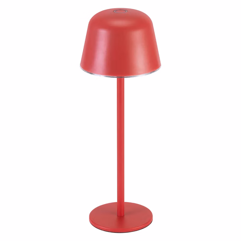 LEDVANCE ENDURA STYLE TABLE Luce da esterno USB, 2,5W, 200lm, lampada da tavolo, magenta, batteria ricaricabile, classe di protezione IP44, dimmerazione continua, funzione di memoria della luminosità della luce