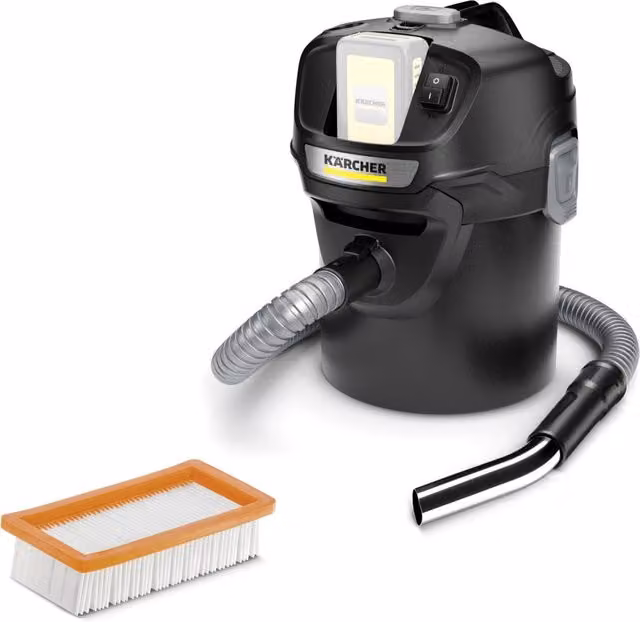 Aspiracenere a batteria Karcher AD 2 Battery nero – 1