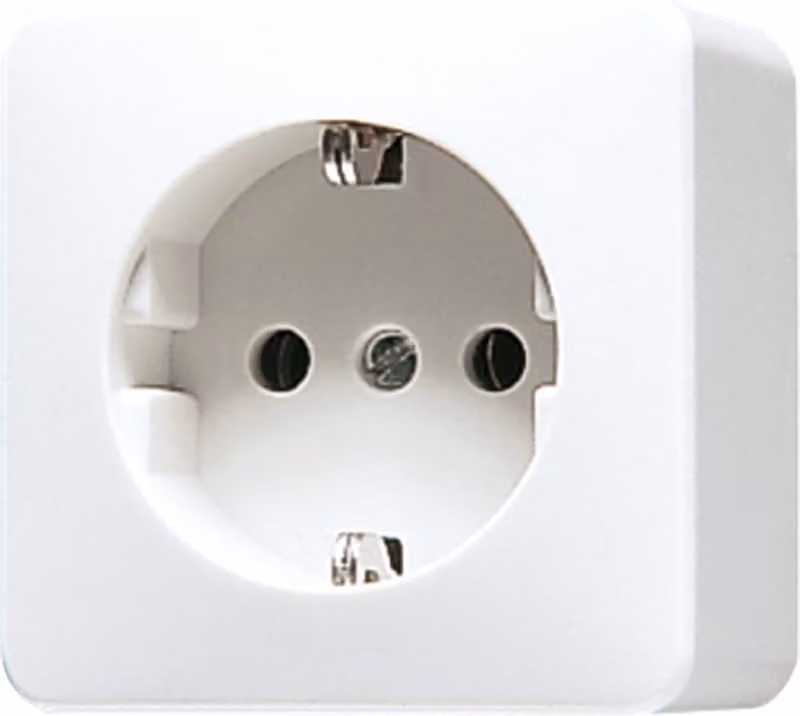 Presa Schuko bianco alpino - Presa 321 A WW