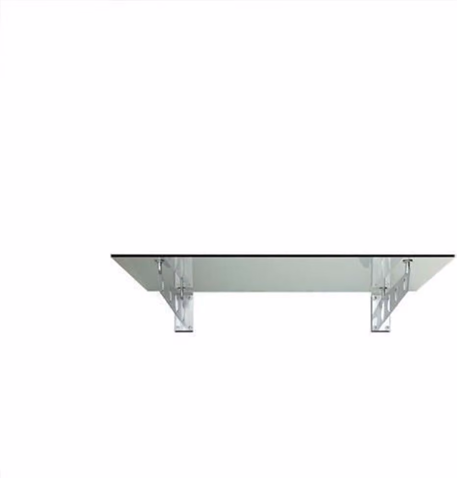 Glaszentrum Hagen - 130x90 cm Schizzo di vetro trasparente - Trasparente incl. Maniglia in acciaio