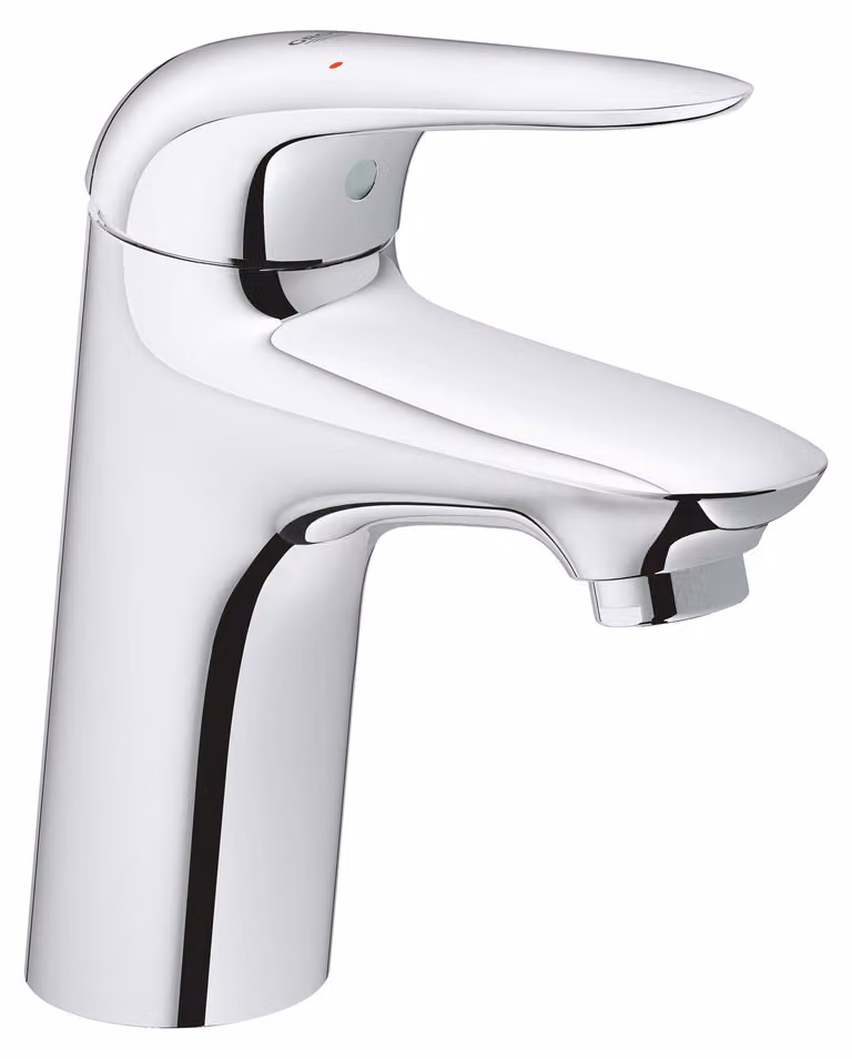 Miscelatore monocomando per lavabo, corpo liscio, cromato, serie EcoJoy