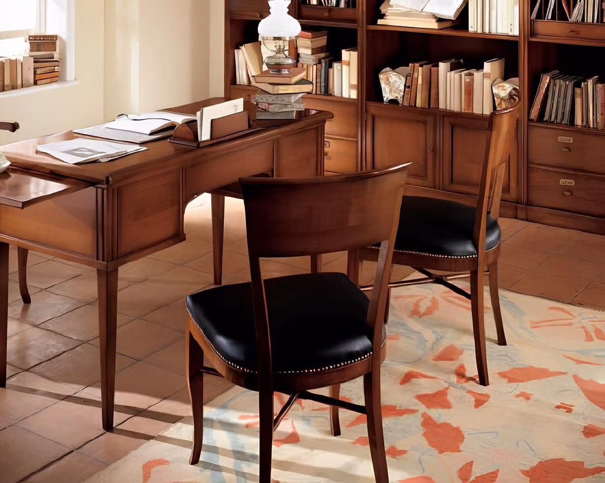 Esszimmer Stühle Luxus Sessel Stuhl Holz Braun Stühle Wohnzimmer Möbel Lehnstuhl
