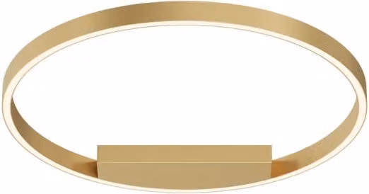 Maytoni Lampada da soffitto Rim 1 luce LED integrato ottone alluminio