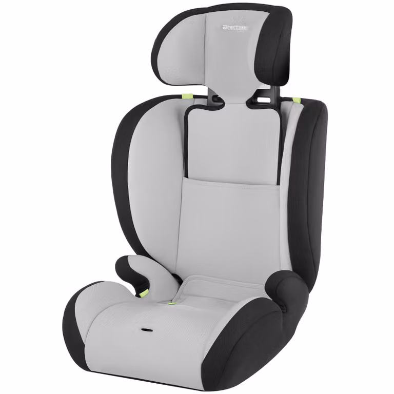 Seggiolino auto Tectake Sophie con omologazione i-Size, orientamento fronte strada, per bambini da 100 a 150 cm, colore grigio e nero