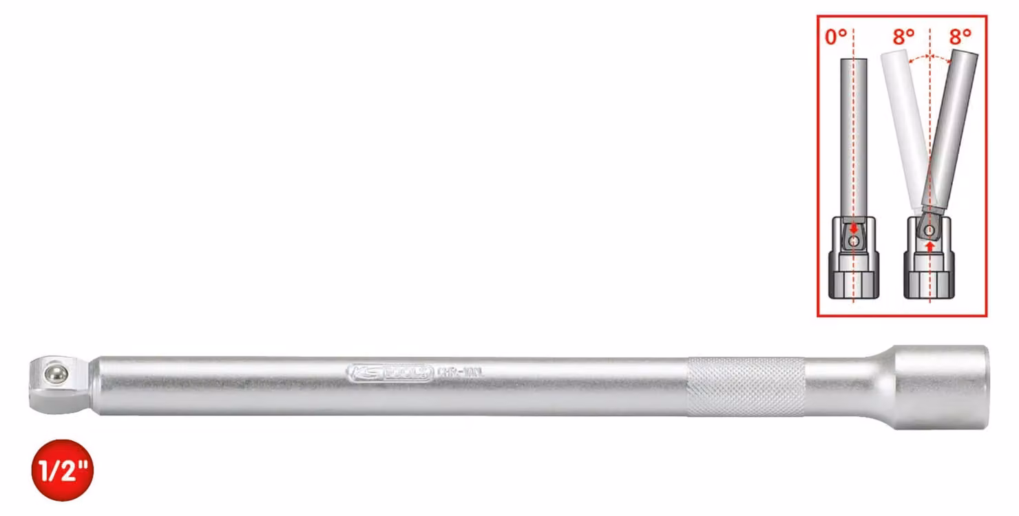 KS TOOLS 1/2" estensione inclinabile 50 mm - 911.1381