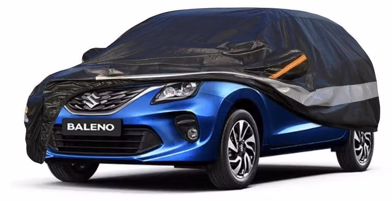 Copertura per auto, 10 strati, impermeabile e traspirante, colore nero, per Suzuki Baleno (2015-2023)