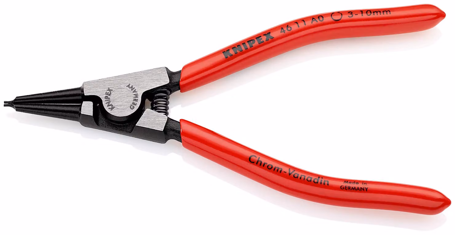 Pinze KNIPEX per l'installazione di anelli di sicurezza esterni, modello 46 11 A0