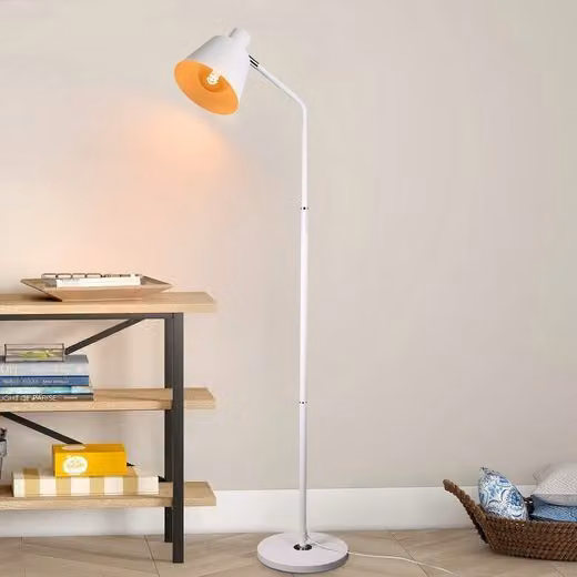 ZMH Lampada da terra retrò 166 cm Lampadina E27 (max. 40W) con base antiscivolo