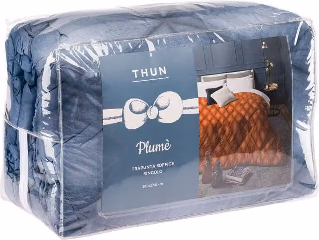 Trapunta S Blu, Plumè