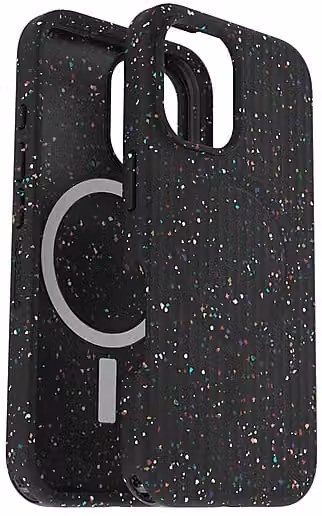 Cover OtterBox Symmetry Series Core MagSafe per iPhone 16, ultra resistente e sottile, Nero
