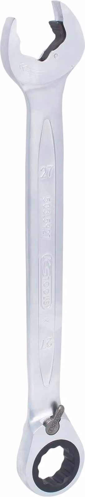 KS TOOLS DUO GEARplus Chiave combinata a forchetta aperta funzione cricchetto 27 mm reversibile - 503.5927