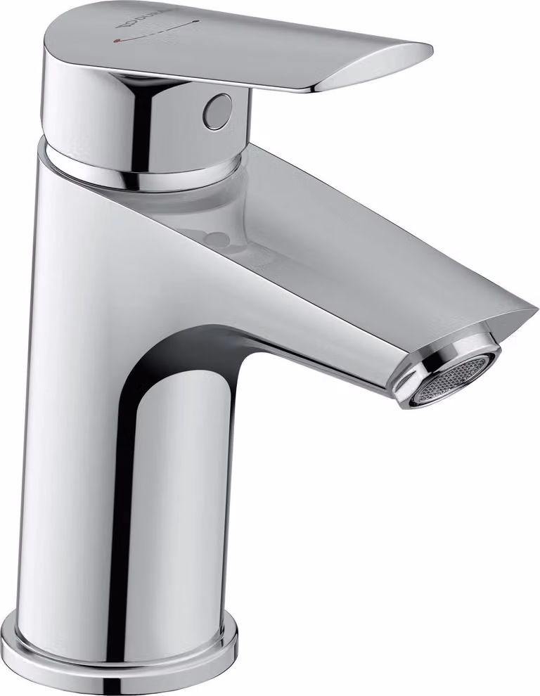 Miscelatore per lavabo FreshStart, sporgenza di 100 mm, cromo, monoblocco