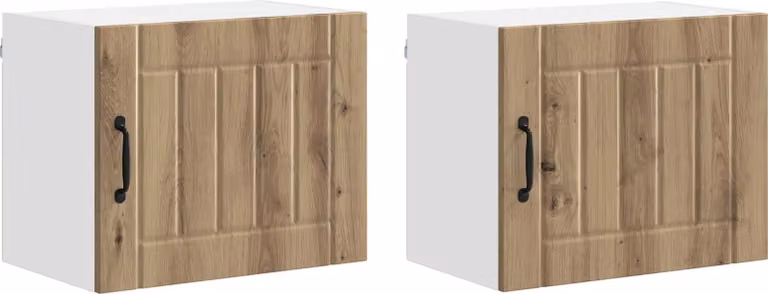 Armadietto a muro LUCCA 2 pcs Rovere Artigianale