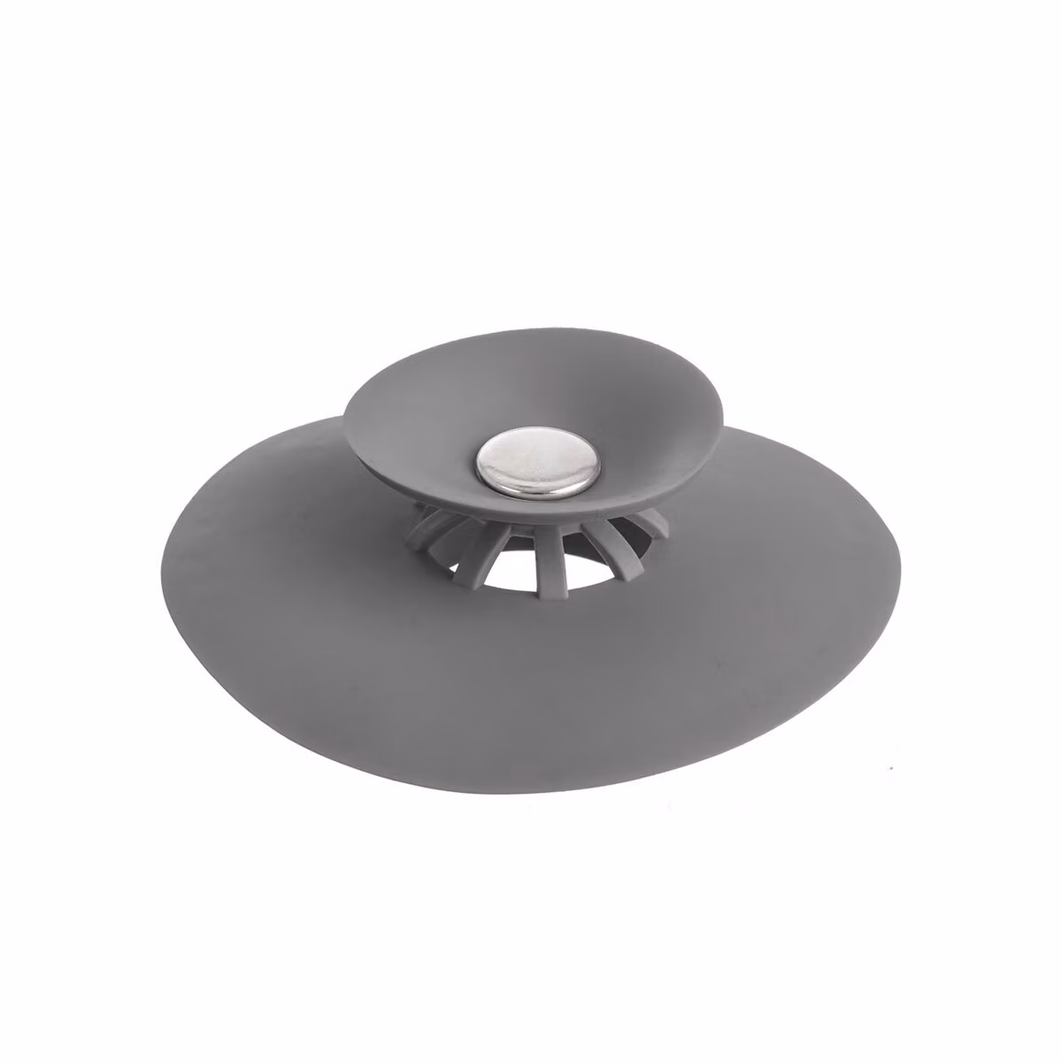 Pratico colino in silicone che funge da tappo e protegge il lavello