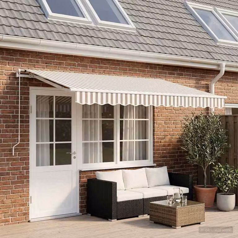Maison Exclusive - Telo di ricambio per tenda da sole, dimensioni 4,5 x 3,5 metri