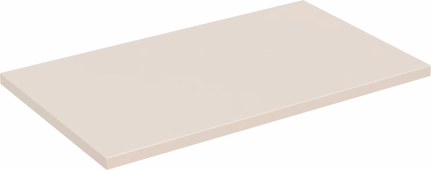 Piano Bagno 80 Cm Beige Sabbia Elegante Moderno Mdf