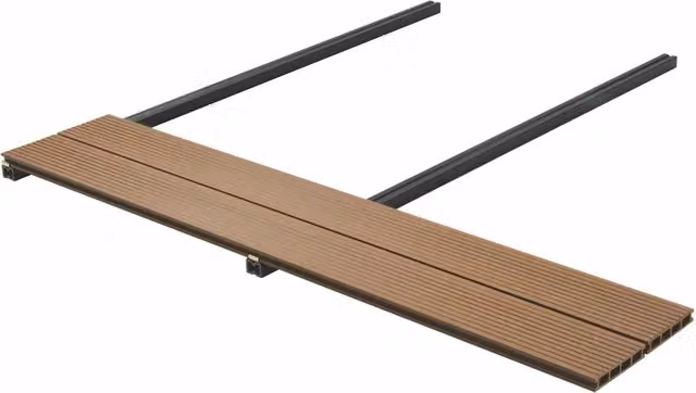 Set di 24 piastrelle per deck in WPC riciclato vidaXL colore antracite o marrone
