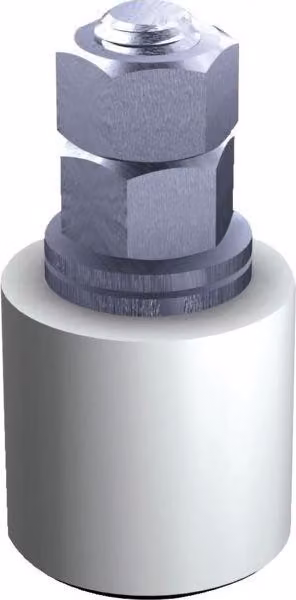 Guida in nylon per cancello scorrevole 30 mm