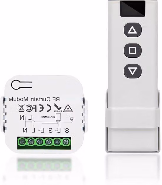 Elegante kit di retrofit per il comando wireless di tapparelle e tende da sole