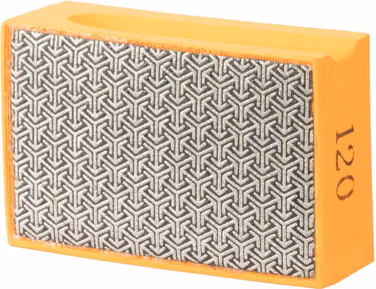 Spugna Strend Pro Premium, 90x58x30 mm, P120, abrasiva, diamantata, per posatori di piastrelle
