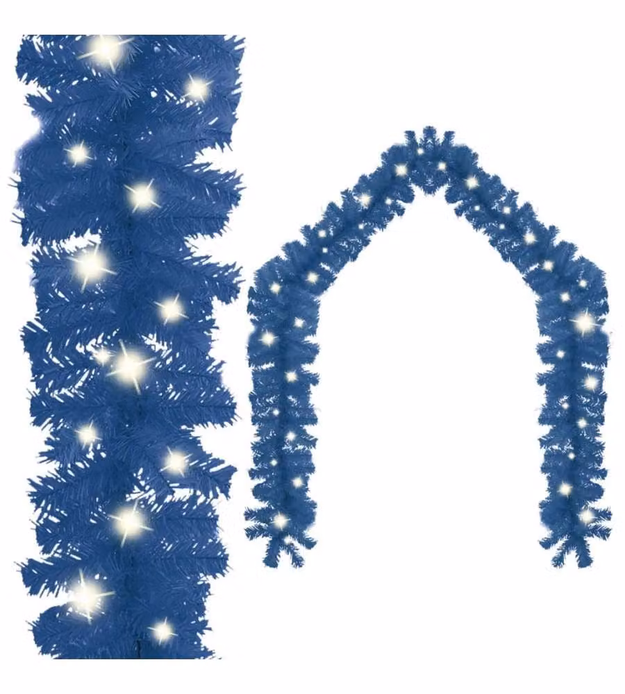 Ghirlanda Natalizia con Luci a LED 10 m Blu