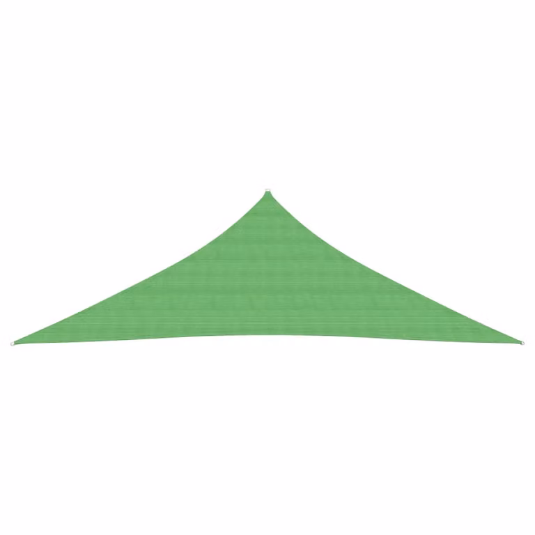 Tenda da sole The Living Store 160 g/m² verde chiaro 3,5x3,5x4,9 m HDPE