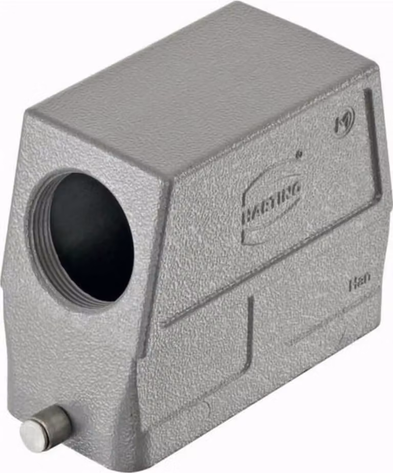 Uscita cavo laterale della custodia della boccola - Custodia per connettore industriale 19 30 016 0548