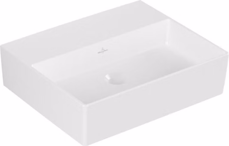 Villeroy & Boch Memento 2.0 lavabo mural, sans trou pour robinet, sans trop-plein, poli, 500x420mm, 4A225F01, 4A225F01
