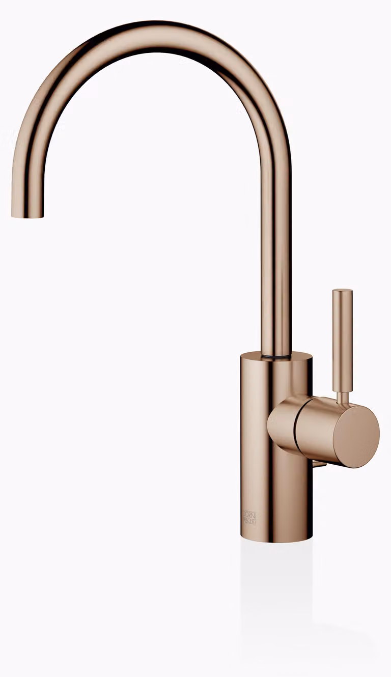 Dornbracht META Mitigeur monocommandé pour lavabo avec vidage, saillie 165mm, bec orientable 360, 33560661-42, 33560661-42