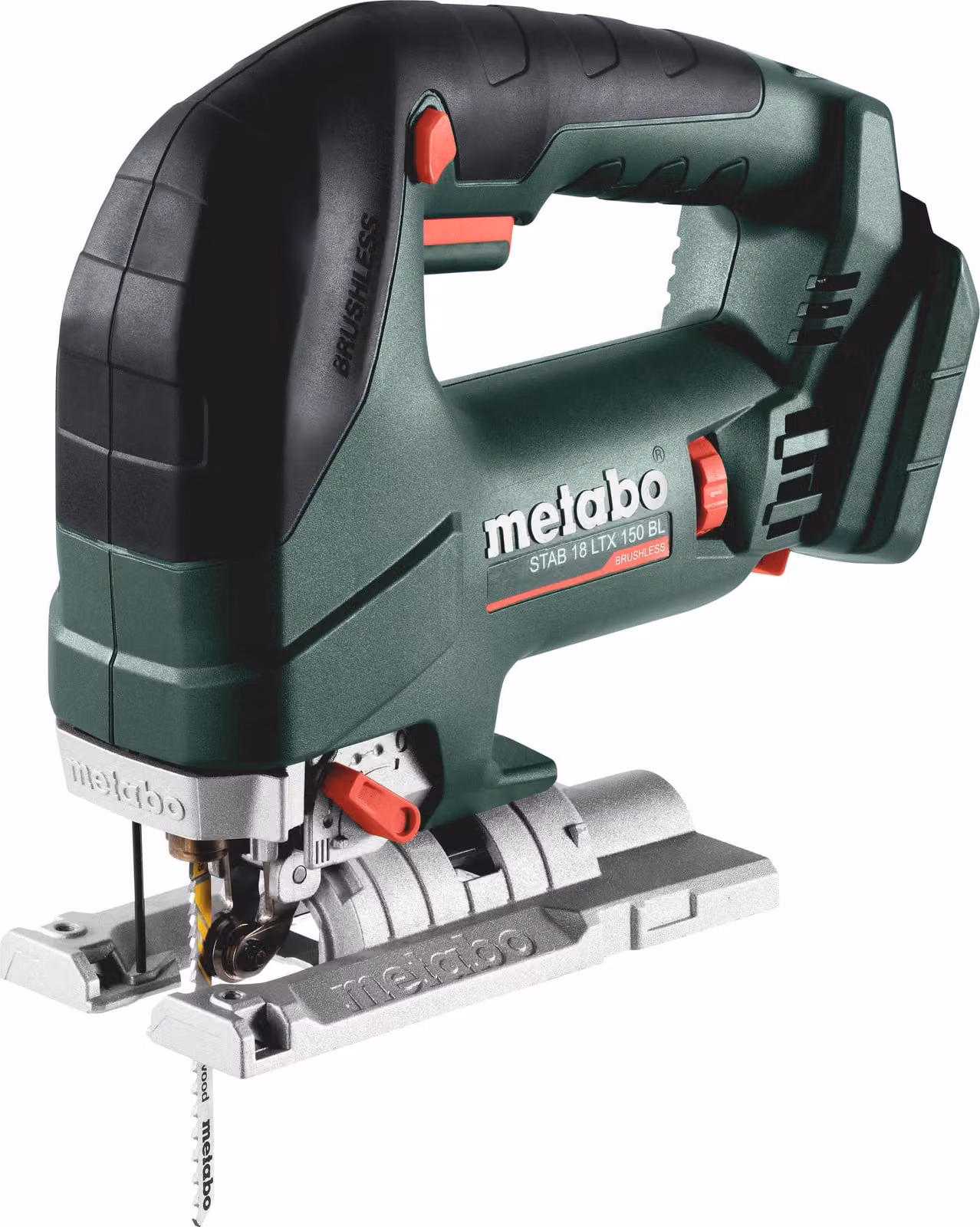 Metabo Akku-Stichsäge STAB 18 LTX 150 BL, 18 V, Schnitttiefe 150 mm 601503850
